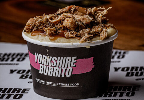 Yorkshire Burrito chicken mashed potatoes