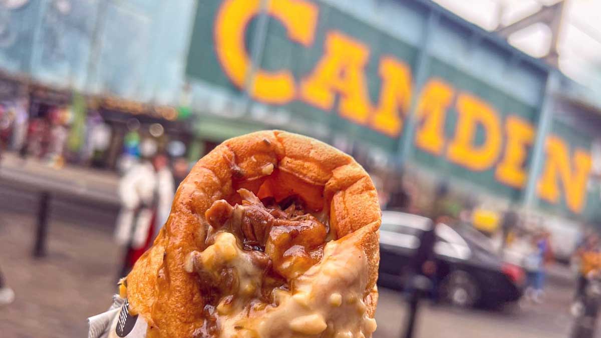 Yorkshire Burrito Camden Market Roundhouse London Street Food Stand