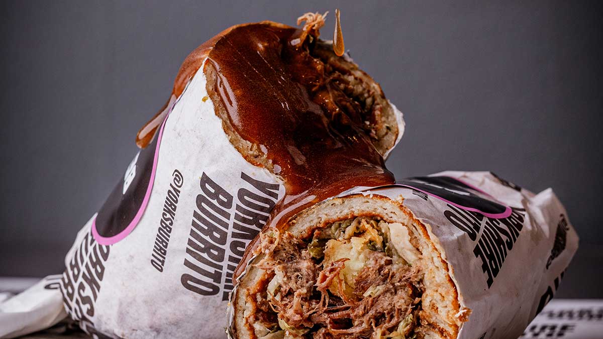 The Yorkshire Burrito beef and gravy wrap is part of the 22 best street foods to try in London