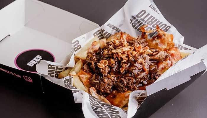 Yorkshire Burrito British street food stand franchise loaded fries